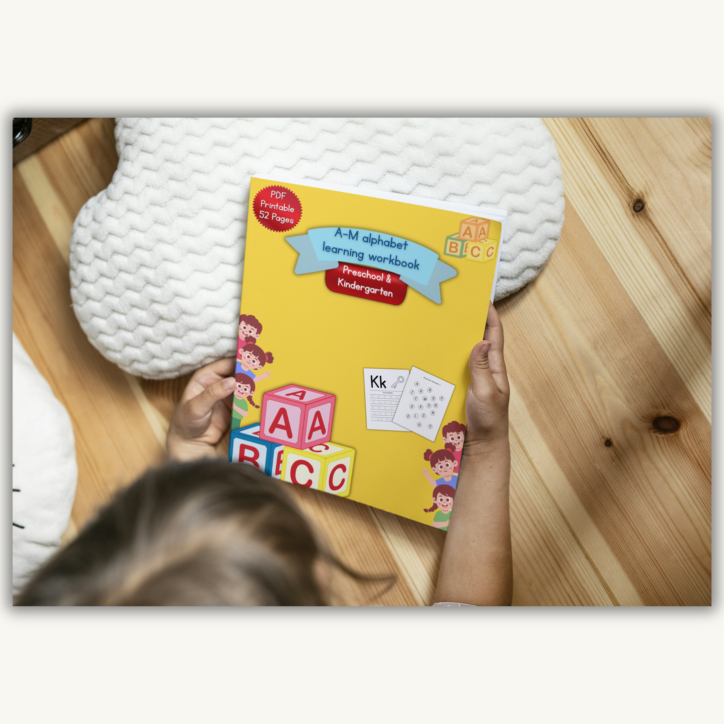 A–M Alphabet Learning Workbook for Preschool & Kindergarten