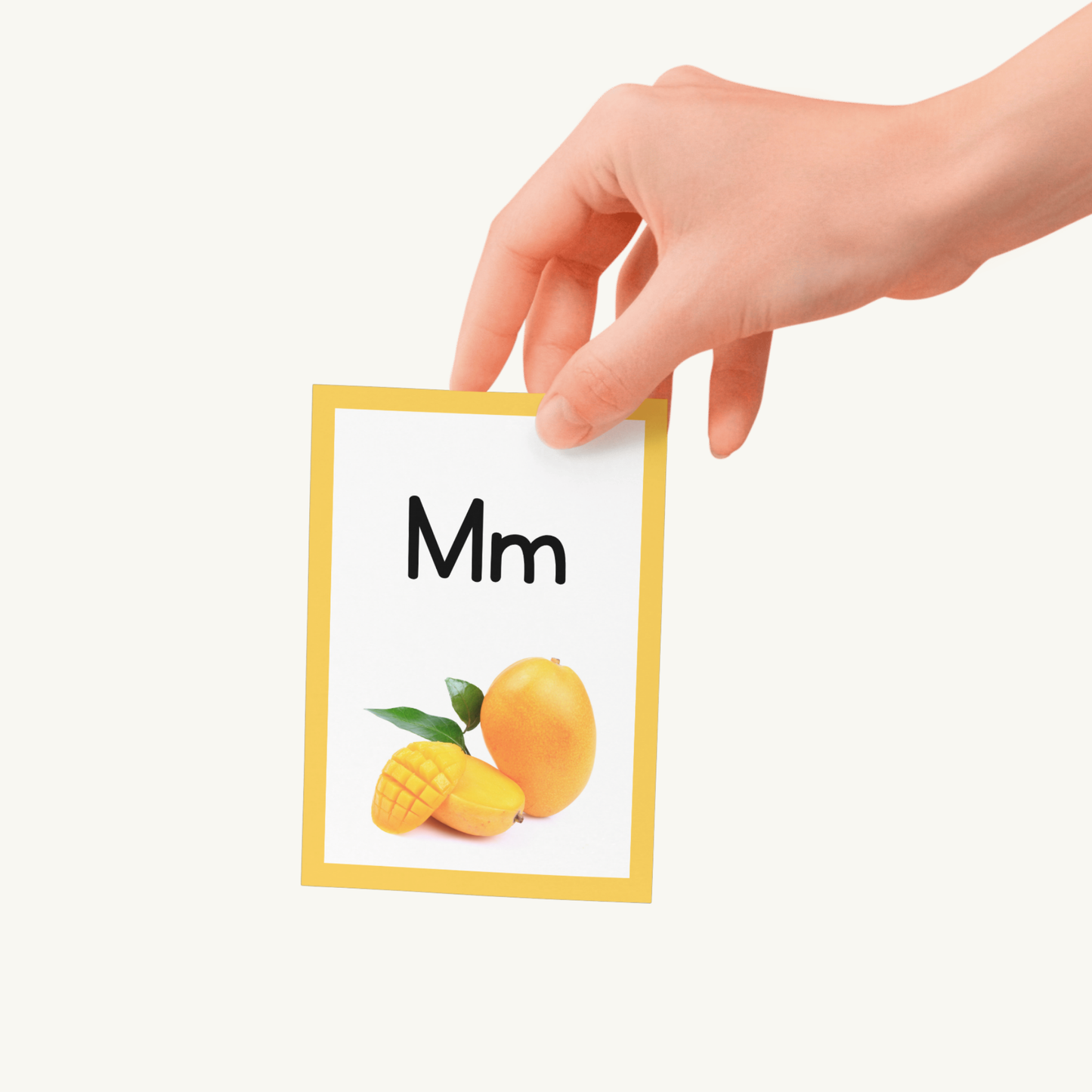 Printable alphabet flashcards for preschool and kindergarten
