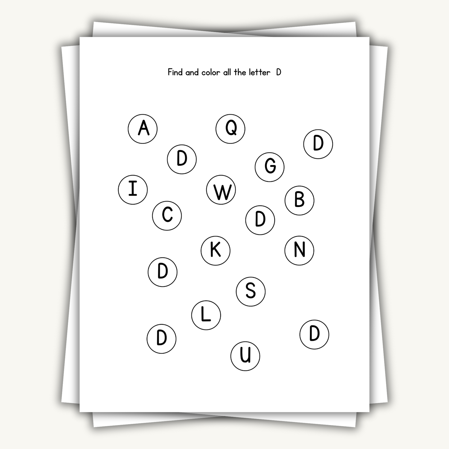 A–M Alphabet Learning Workbook for Preschool & Kindergarten